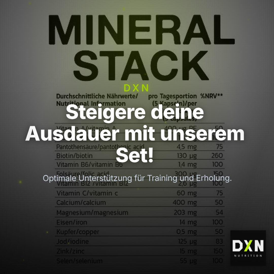 Ausdauer-Set: MST Magnesium + INLEAD Mineral + Body Attack – Clean Showcase Plus