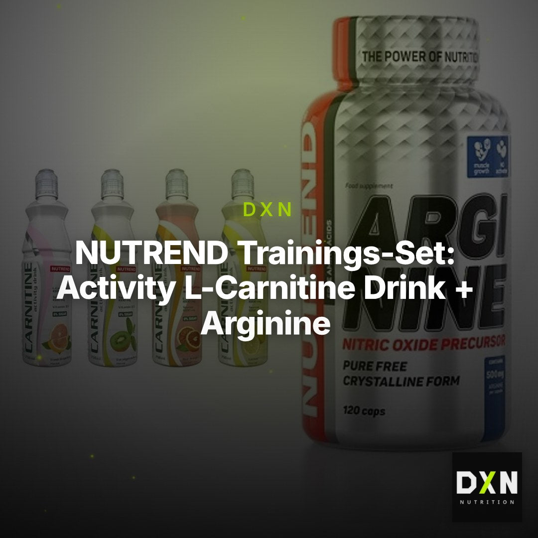 NUTREND Trainings-Set: Activity L-Carnitine Drink + Arginine – Clean Showcase Plus