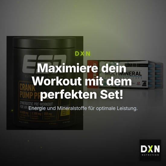 Trainings-Set: ESN Crank Pump Pro 2.0 + Nutrend Multimineral – Clean Showcase Plus