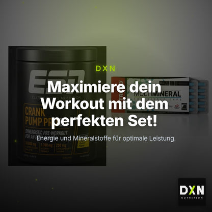 Trainings-Set: ESN Crank Pump Pro 2.0 + Nutrend Multimineral – Clean Showcase Plus