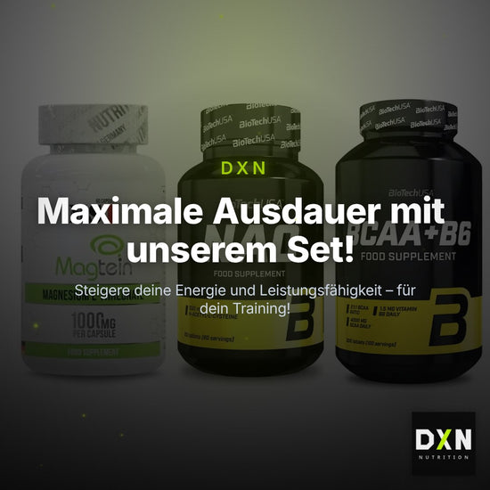 Ausdauer-Set: MST Magnesium + BioTech NAC + BioTech BCAA+B6 – Clean Showcase Plus