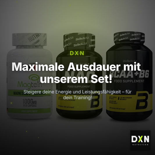 Ausdauer-Set: MST Magnesium + BioTech NAC + BioTech BCAA+B6 – Clean Showcase Plus
