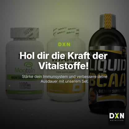 Ausdauer-Set: MST Magnesium + BioTech Vitamin + BioTech Liquid – Clean Showcase Plus