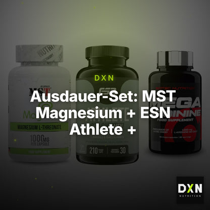Ausdauer-Set: MST Magnesium + ESN Athlete + Scitec Mega – Clean Showcase Plus
