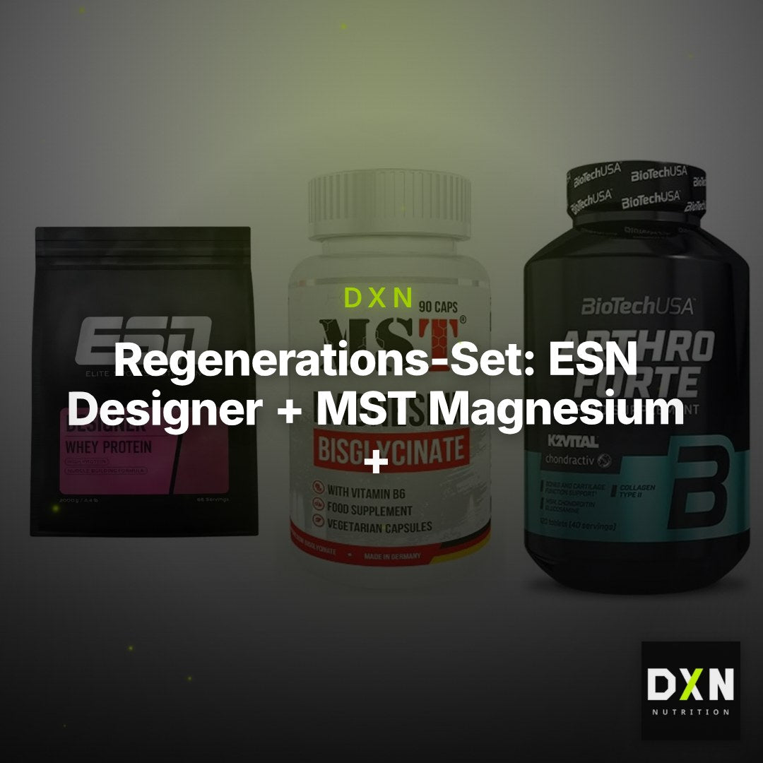 Regenerations-Set: ESN Designer + MST Magnesium + BioTech Arthro – Clean Showcase Plus