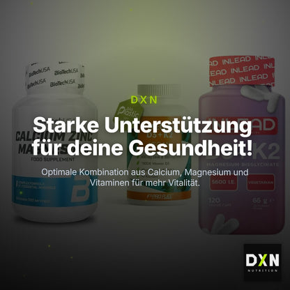 Calcium, Vitamin D & Magnesium: BioTech Calcium Zinc + 2 weitere – Clean Showcase Plus