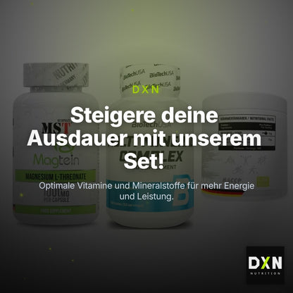 Ausdauer-Set: MST Magnesium + BioTech Multi + MST Arginine HCL – Clean Showcase Plus