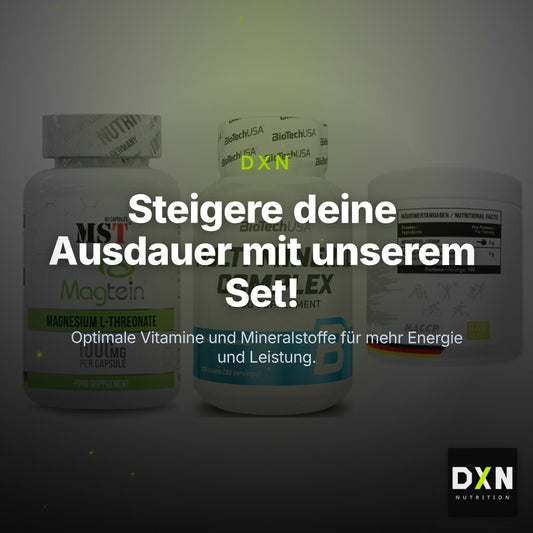 Ausdauer-Set: MST Magnesium + BioTech Multi + MST Arginine HCL – Clean Showcase Plus