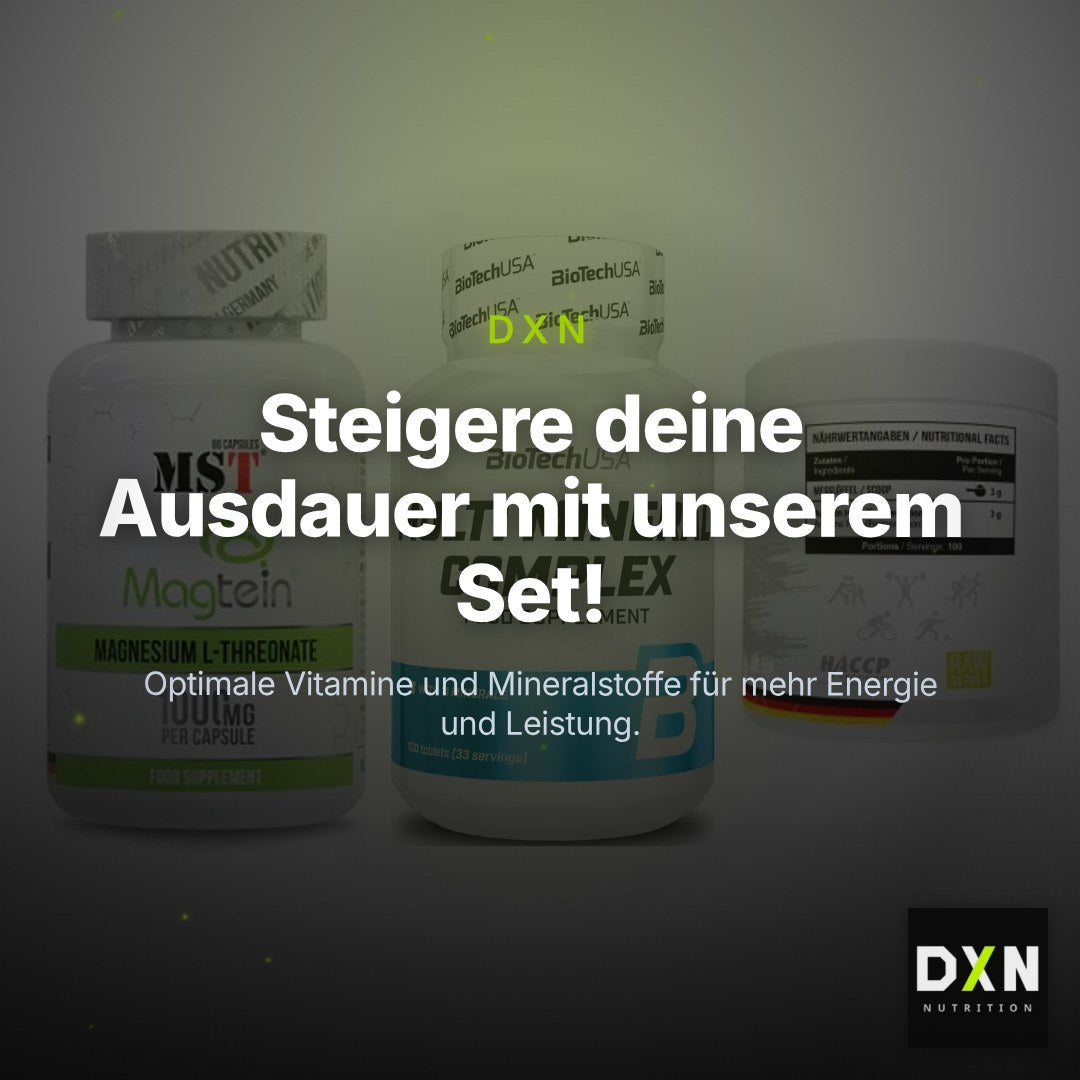 Ausdauer-Set: MST Magnesium + BioTech Multi + MST Arginine HCL – Clean Showcase Plus