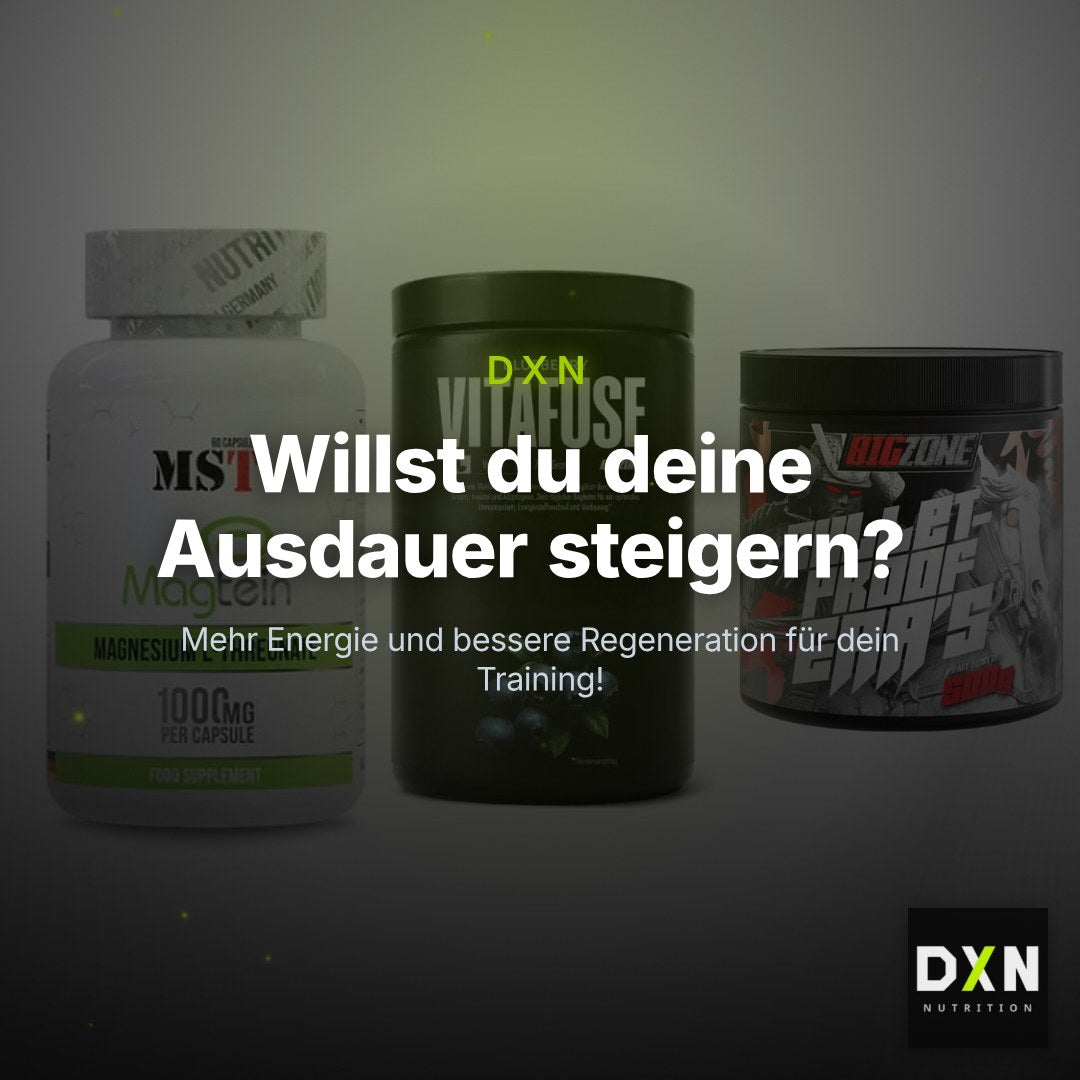 Ausdauer-Set: MST Magnesium + Big Zone Vitafus + Big Zone Bulletp – Clean Showcase Plus