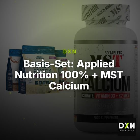 Basis-Set: Applied Nutrition 100% + MST Calcium Citrate D3 – Clean Showcase Plus