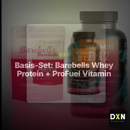 Basis-Set: Barebells Whey Protein + ProFuel Vitamin B12 240 – Clean Showcase Plus