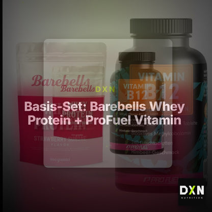 Basis-Set: Barebells Whey Protein + ProFuel Vitamin B12 240 – Clean Showcase Plus
