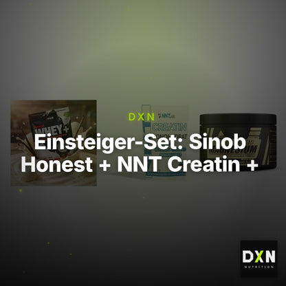 Einsteiger-Set: Sinob Honest + NNT Creatin + Peak Magnesium – Clean Showcase Plus