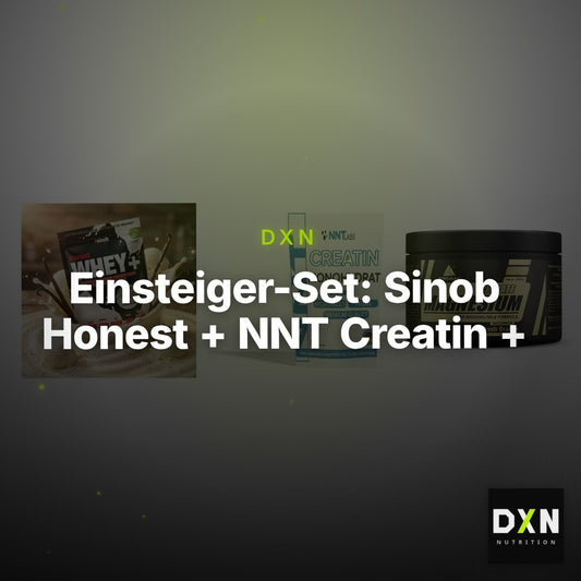 Einsteiger-Set: Sinob Honest + NNT Creatin + Peak Magnesium – Clean Showcase Plus