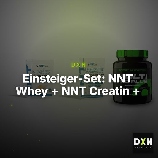 Einsteiger-Set: NNT Whey + NNT Creatin + Scitec Multi Pro – Clean Showcase Plus