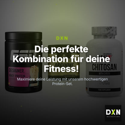 Definitionsphase-Set: ESN Designer + Peak Arginin + MST Chitosan – Clean Showcase Plus