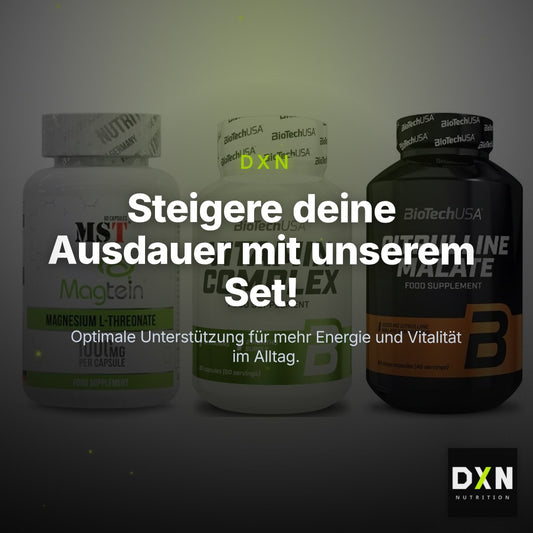 Ausdauer-Set: MST Magnesium + BioTech Vitamin + BioTech Citrulli – Clean Showcase Plus
