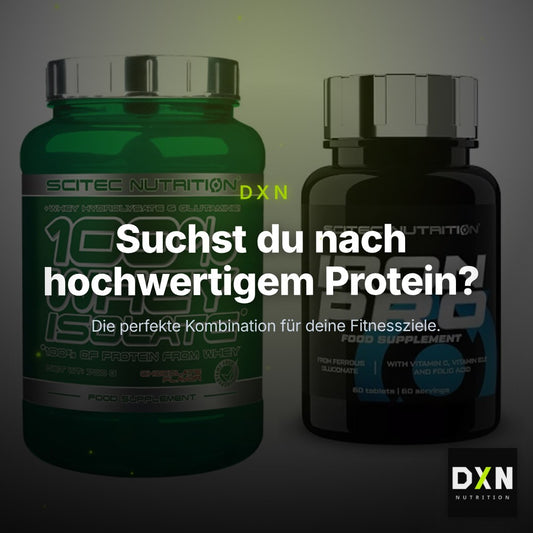 Basis-Set: Scitec Whey Isolate + Scitec Iron Pro – Clean Showcase Plus