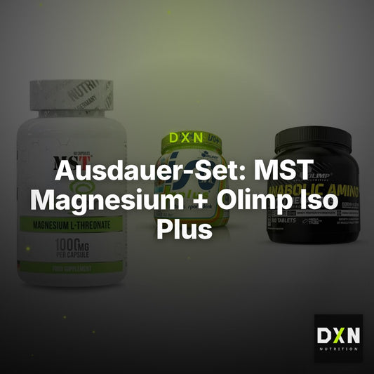 Ausdauer-Set: MST Magnesium + Olimp Iso Plus + Olimp Anabolic – Clean Showcase Plus