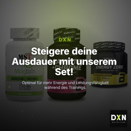 Ausdauer-Set: MST Magnesium + BioTech L-Carnit + BioTech Amino – Clean Showcase Plus