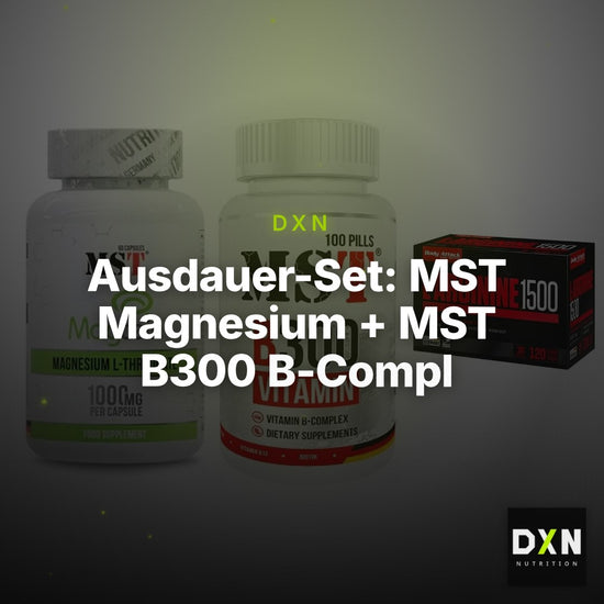Ausdauer-Set: MST Magnesium + MST B300 B-Compl + Body Attack – Clean Showcase Plus