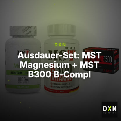 Ausdauer-Set: MST Magnesium + MST B300 B-Compl + Body Attack – Clean Showcase Plus
