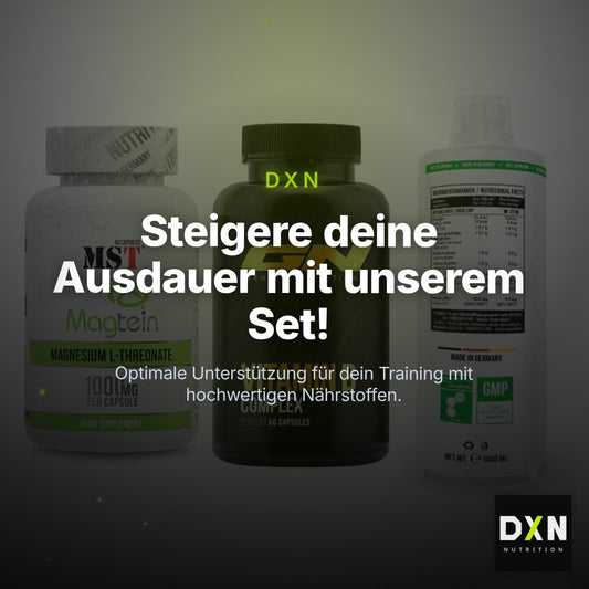 Ausdauer-Set: MST Magnesium + GN Vitamin + MST L-Carnitine – Clean Showcase Plus