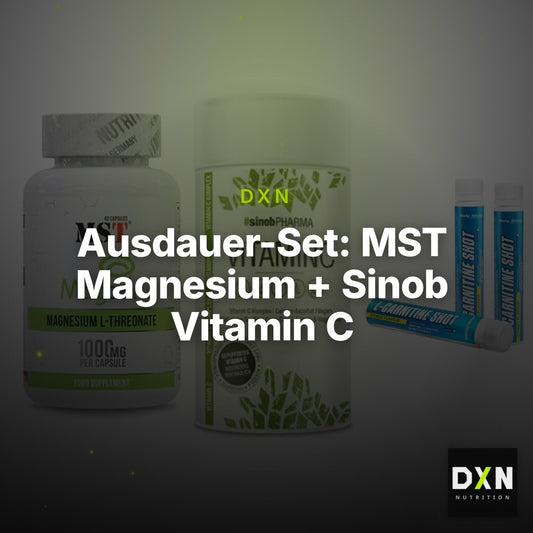 Ausdauer-Set: MST Magnesium + Sinob Vitamin C + Body Attack – Clean Showcase Plus