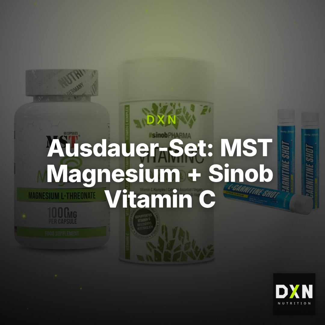 Ausdauer-Set: MST Magnesium + Sinob Vitamin C + Body Attack – Clean Showcase Plus