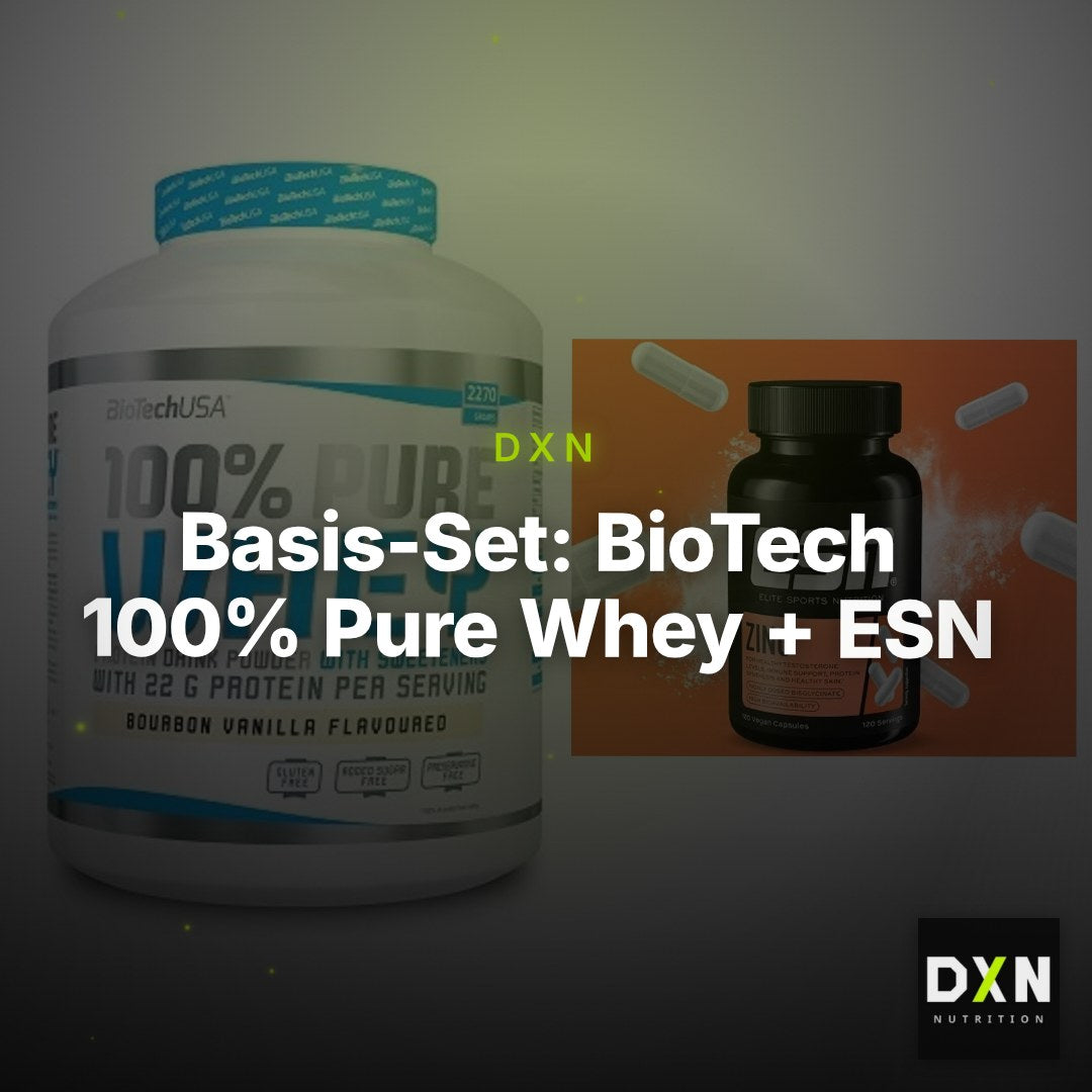 Basis-Set: BioTech 100% Pure Whey + ESN Zinc – Clean Showcase Plus