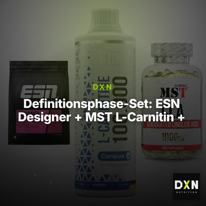 Definitionsphase-Set: ESN Designer + MST L-Carnitin + MST CLA 1000mg – Clean Showcase Plus