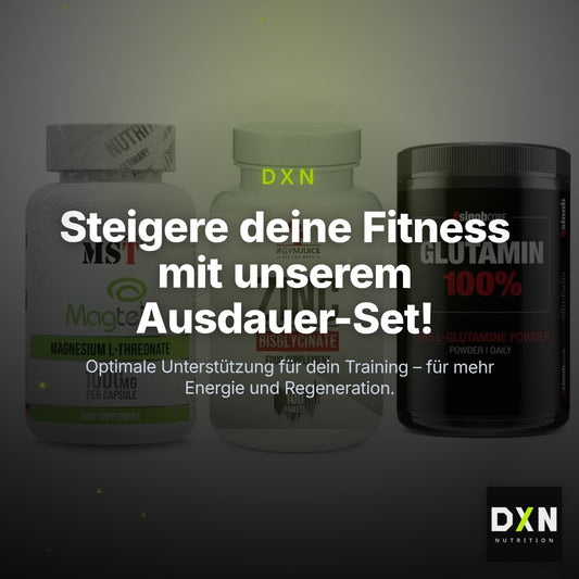 Ausdauer-Set: MST Magnesium + #GYMJUICE ZINC + Sinob Core – Clean Showcase Plus