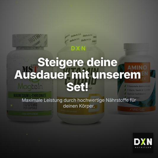 Ausdauer-Set: MST Magnesium + BioTech Vitamin + ProFuel Aminosäu – Clean Showcase Plus