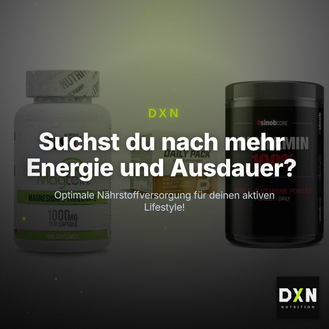 Ausdauer-Set: MST Magnesium + BioTech Daily + Sinob Core – Clean Showcase Plus
