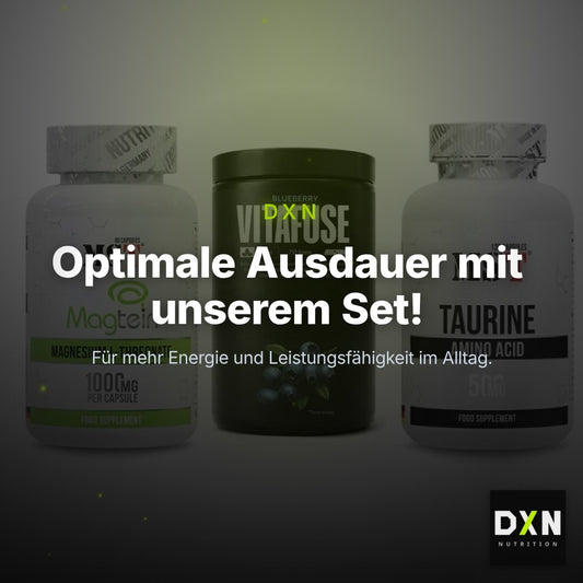 Ausdauer-Set: MST Magnesium + Big Zone Vitafus + MST Taurine – Clean Showcase Plus