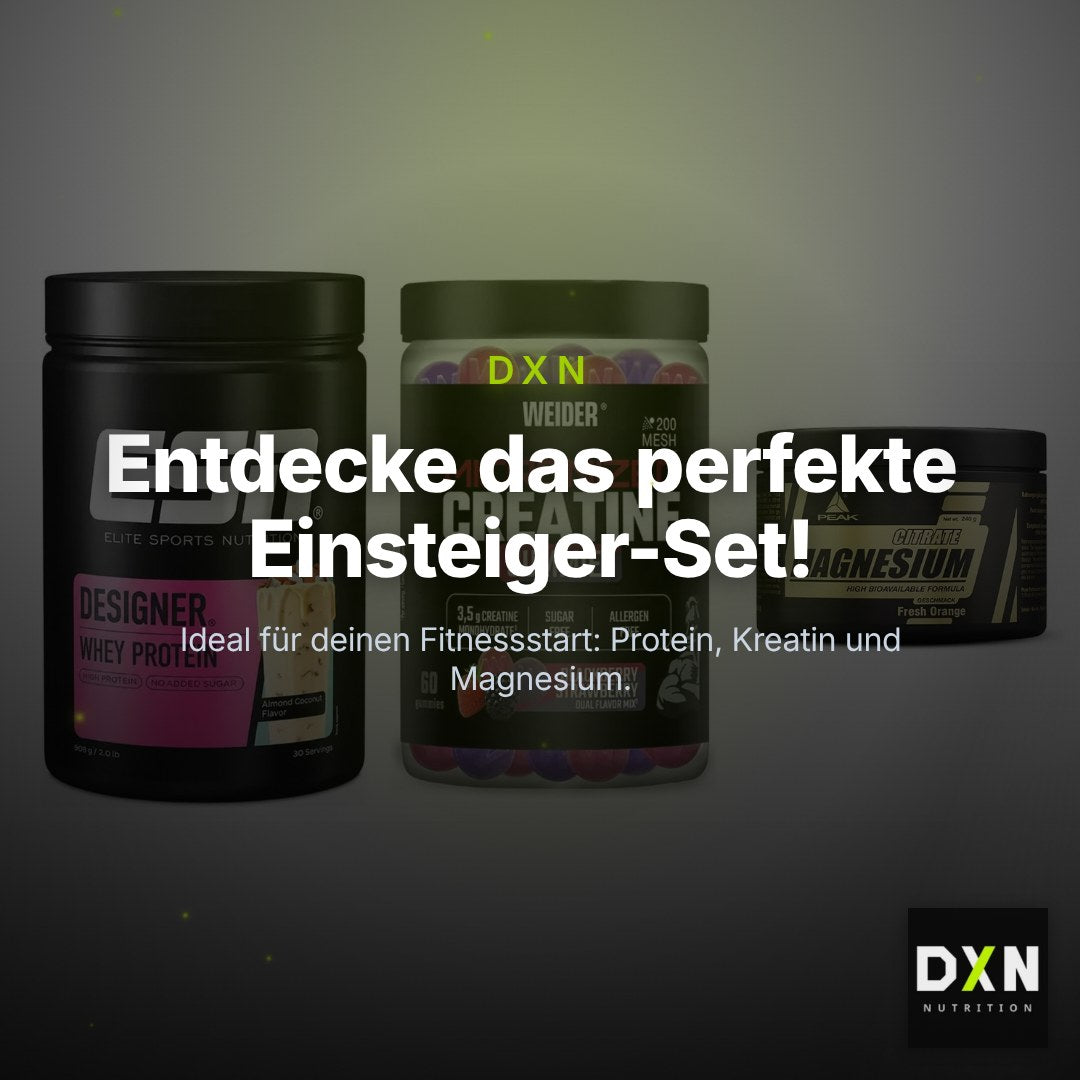 Einsteiger-Set: ESN Designer + Weider Micronize + Peak Magnesium – Clean Showcase Plus