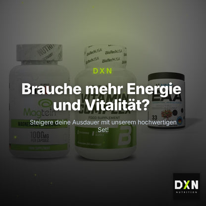 Ausdauer-Set: MST Magnesium + BioTech Vitamin + NNT EAA – Clean Showcase Plus