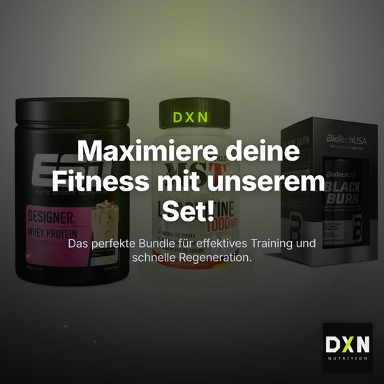 Definitionsphase-Set: ESN Designer + MST L-Carnitin + BioTech Black – Clean Showcase Plus