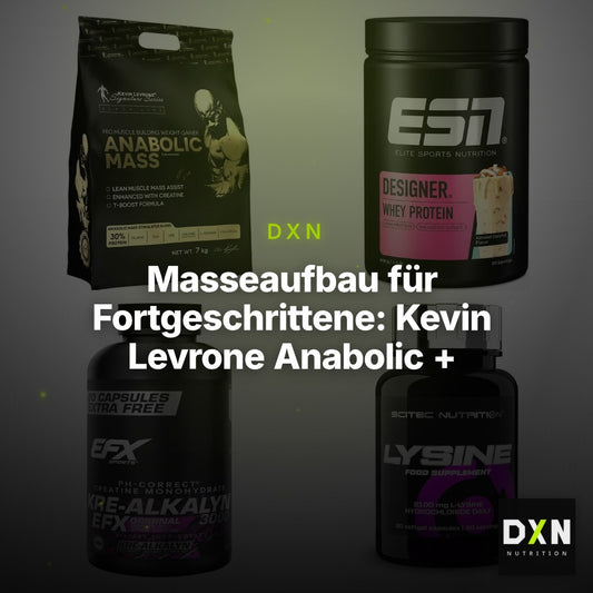 Masseaufbau für Fortgeschrittene: Kevin Levrone Anabolic + 3 weitere – Clean Showcase Plus