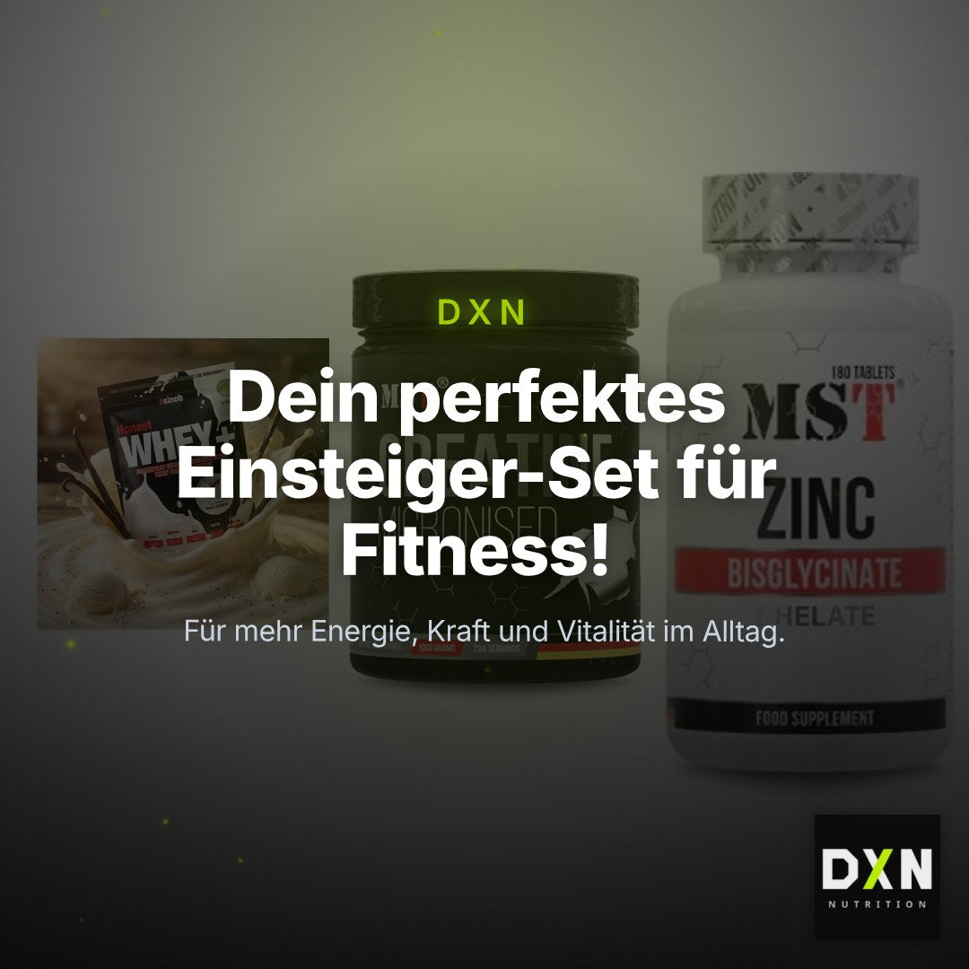 Einsteiger-Set: Sinob Honest + MST Creatin + MST Zinc Chelate – Clean Showcase Plus