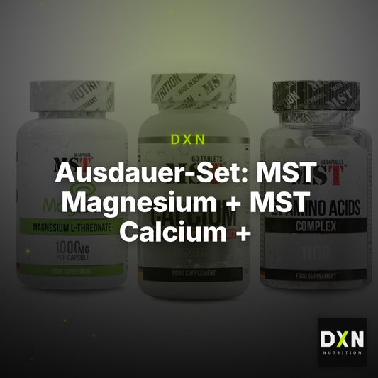 Ausdauer-Set: MST Magnesium + MST Calcium + MST 21 Amino – Clean Showcase Plus