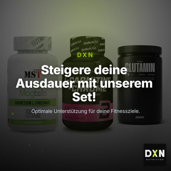 Ausdauer-Set: MST Magnesium + BioTech L-Carnit + Big Zone Glutami – Clean Showcase Plus