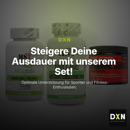 Ausdauer-Set: MST Magnesium + MST Tripple Mag + Body Attack – Clean Showcase Plus
