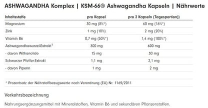 Schlaf & Erholung: BioTech Micella + ESN Magnesium + ProFuel Ashwaga – ProFuel Ashwagandha Komplex KSM-66 120 Kapseln