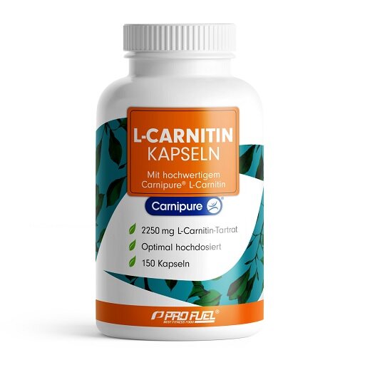 Neutral Sorten-Großset: ESN Ultrapure + GN Nano Pure + 2 weitere – ProFuel L-CARNITIN Carnipure - 150 Kapseln
