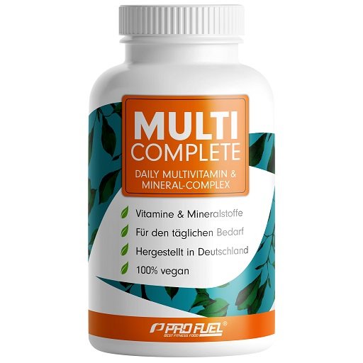 Multivitamin-Jahresvorrat: ProFuel MULTI – 365 Tage, 450 Kapseln – ProFuel MULTI COMPLETE - Multivitamin & Mineral-Komplex 180 Kapseln
