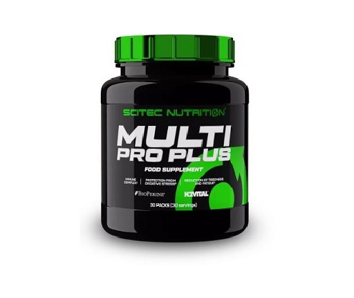 Vitamin-Set: Olimp Iso + GN Vitamin + Scitec Zinc + 1 weitere – Scitec Multi Pro Plus 30 Packs
