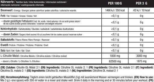 Trainings-Set: Psycho Pharma Edge + Sinob Core L-Citrullin – Sinob Core L-Citrullin Malat Pulver 300g Dose
