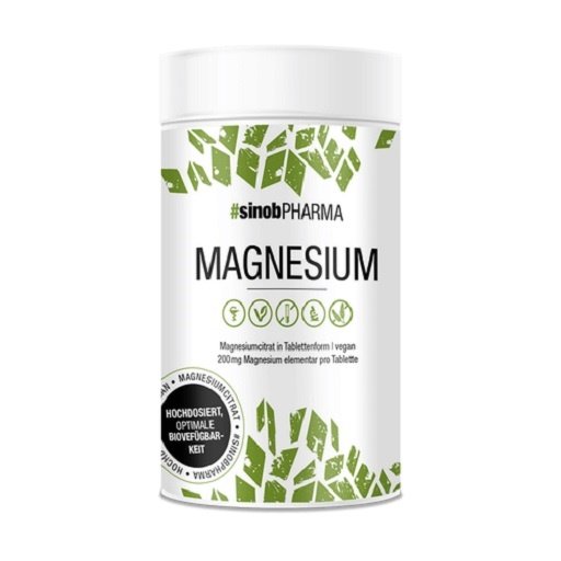 Vitamin-Set: Sinob Vitamin + Sinob Magnesi + MST Magnesium + 1 weitere – Sinob Magnesium Citrat 120 Tabletten